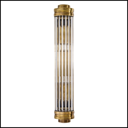 Applique 24 - Gascogne Brass S - Laiton brossé - Pacific Compagnie.