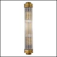 Applique 24 - Gascogne Brass S - Laiton brossé - Pacific Compagnie.