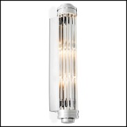 Applique 24 - Gascogne Nickel S | Wall Lamp Eichholtz- Gascogne Nickel S - Modern nickel wall lamp with a sleek design - Pacific