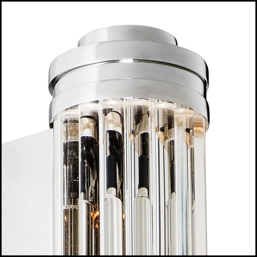 Applique 24 - Gascogne Nickel S | Wall Lamp Eichholtz- Gascogne Nickel S - Sophisticated wall light with a Gascogne nickel finis