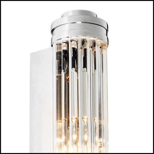 Applique 24 - Gascogne Nickel S | Wall Lamp Eichholtz- Gascogne Nickel S - Versatile nickel wall lamp for various decor styles -