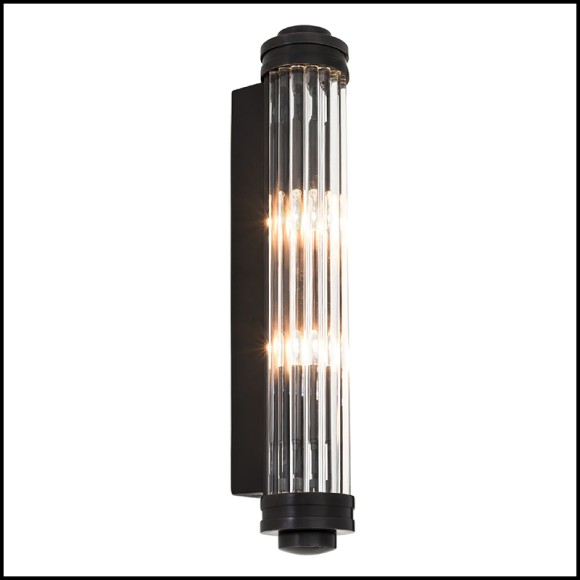 Applique 24 - Gascogne Gunmetal S - Exquisite Eichholtz wall lamp with gunmetal shade - Pacific Compagnie.