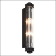 Applique 24 - Gascogne Gunmetal S - Exquisite Eichholtz wall lamp with gunmetal shade - Pacific Compagnie.