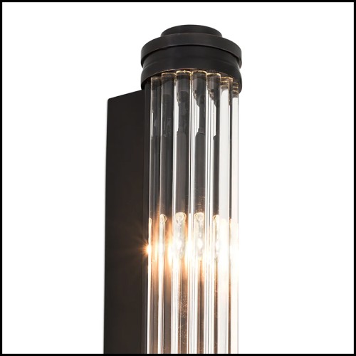 Applique 24 - Gascogne Gunmetal S - Modern wall lamp with industrial gunmetal tone - Pacific Compagnie.