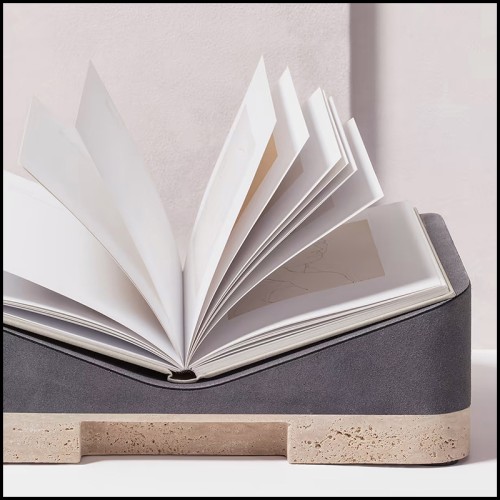 Bookrest GIOBAGNARA - Sweden Travertine