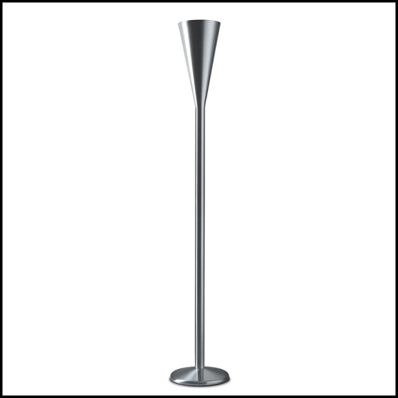 Lampadaire 40- Tulipe Nickel