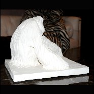 Sculpture plaster finish limited edition by J.B Vandame 11-Orangoutan