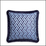 Coussins 24 - Doris S Blue - Bleu moderne - Pacific Compagnie.