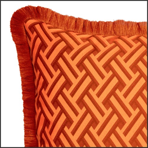 Coussins 24 - Doris S Orange - Déco orange - Pacific Compagnie.