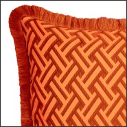 Coussins 24 - Doris S Orange - Déco orange - Pacific Compagnie.