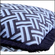 Coussins 24 - Doris L Blue - Grand bleu - Pacific Compagnie.