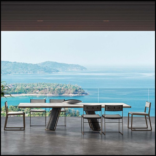 Table de repas d'Extérieur 150 - Marina - Mobilier jardin - Pacific Compagnie.