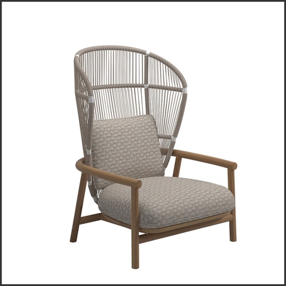 Chaise 45 - Fern Lounge High Back - Confort luxe - Pacific Compagnie.