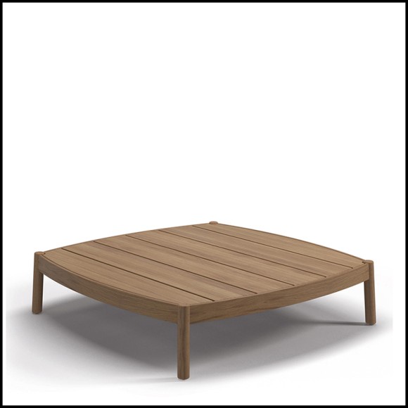 Table Basse 45 - Haven Low Teak - Bois exotique - Pacific Compagnie.