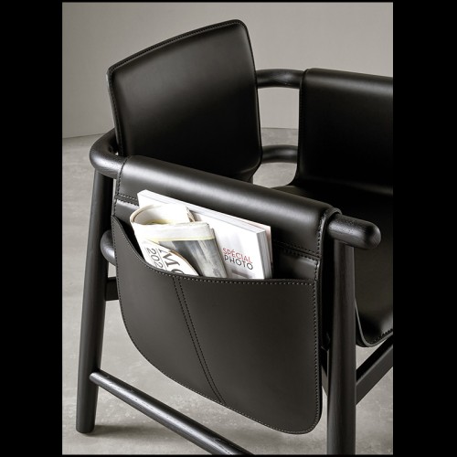 Armchair 222 - Teresina Kuoio Pocket | Armchair Meridiani- Teresina Kuoio Pocket - Sleek Italian design armchair - Pacific Compa