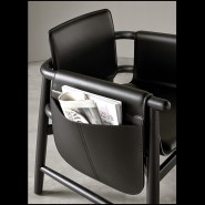Armchair 222 - Teresina Kuoio Pocket | Armchair Meridiani- Teresina Kuoio Pocket - Sleek Italian design armchair - Pacific Compa