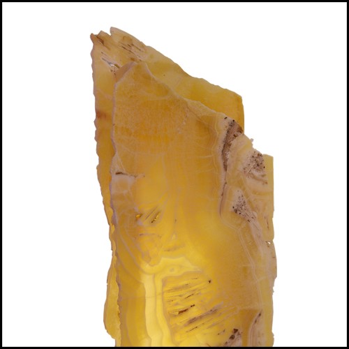 Lampadaire 223 - Onyx Raw Totem - Onyx - Pacific Compagnie.