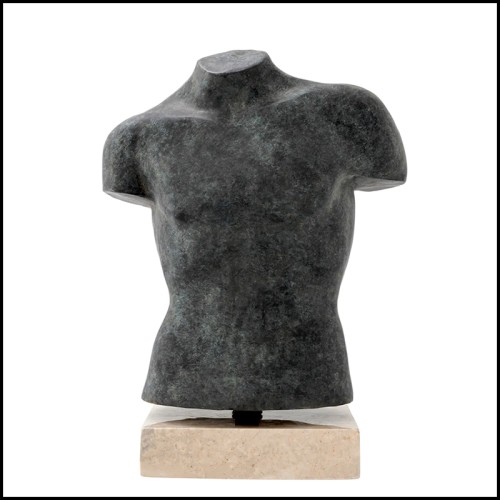 Sculpture 24 - Torso Aristo | Sculpture Eichholtz- Torso Aristo - "Aristo Torso Sculpture Eichholtz - Pacific Compagnie."