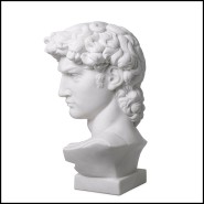 Sculpture 24 - Head David | David Head Sculpture Detail - Pacific Compagnie.