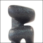 Sculpture 190-Alan Blue Green Bronze