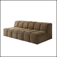 Sofa Bleu Nature - Chicane Middle Sofa Bleu Nature- Chicane Middle  Pacific Compagnie