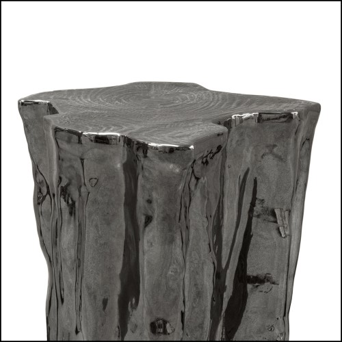 Side Table Luxury Art (Boca Do Lobo) - Heaven Black Low Ceramic