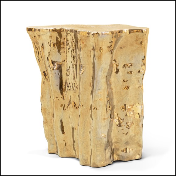 Side Table 145- Heaven Gold Low Ceramic