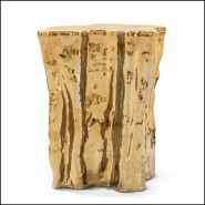 Table d'Appoint 145 - Heaven Gold Low Ceramic - Luxe - Pacific Compagnie.