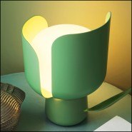 Table Lamp 40- Blom Green