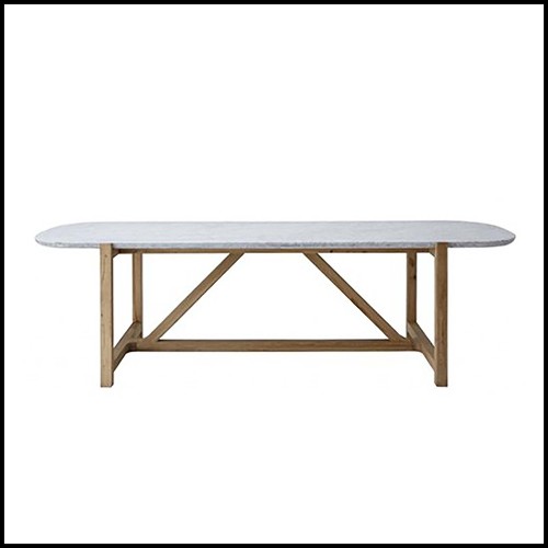 Dining Table 31 - Stoneleaf - Modern dining room furniture - Pacific Compagnie.