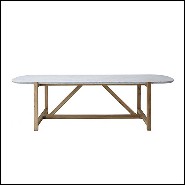 Dining Table 31 - Stoneleaf - Repas conviviaux - Pacific Compagnie.