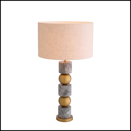Lampe 24 - Levy | Table Lamp Eichholtz- Levy - Levy Lamp Detail - Pacific Compagnie.