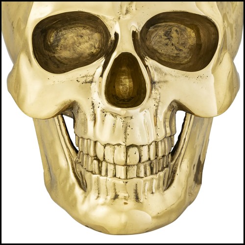 Sculpture 24- Brass Skull