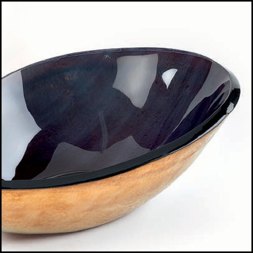 Bowl 190- Coppola Black Bronze Glass