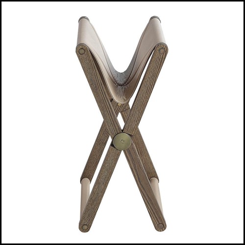 Tabouret 225 - Formal Folding - Tabouret pliant élégant - Pacific Compagnie.