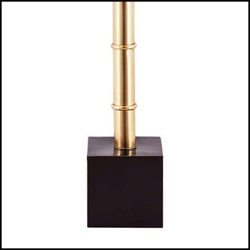 Table Lamp 162 - Brass Palms High | Brass palms high table lamp with unique design - Pacific Compagnie.