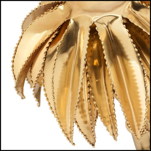 Table Lamp Abhika - Brass Palms High