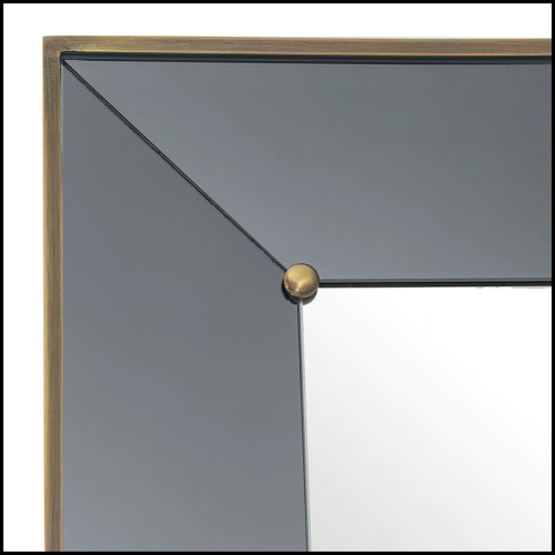 Miroir 24 - Bellana - Cadre doré - Pacific Compagnie.