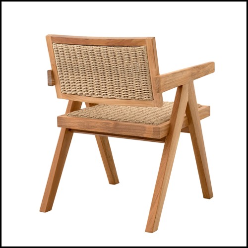 Chaise 24 - Kristo | Kristo chair back view - Pacific Compagnie.