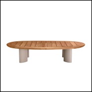 Table Basse 24 - Free Form Outdoor - Résine tressée - Pacific Compagnie.