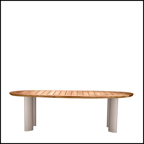 Table de repas d'extérieur 24 - Free Form - Esprit vacances - Pacific Compagnie.