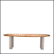 Table de repas d'extérieur 24 - Free Form - Esprit vacances - Pacific Compagnie.
