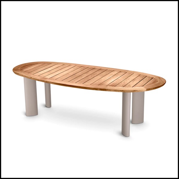 Table de repas d'extérieur 24 - Free Form - Grand format - Pacific Compagnie.