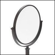 Miroir 189 - Emma Leather Stand - Esprit vintage - Pacific Compagnie.