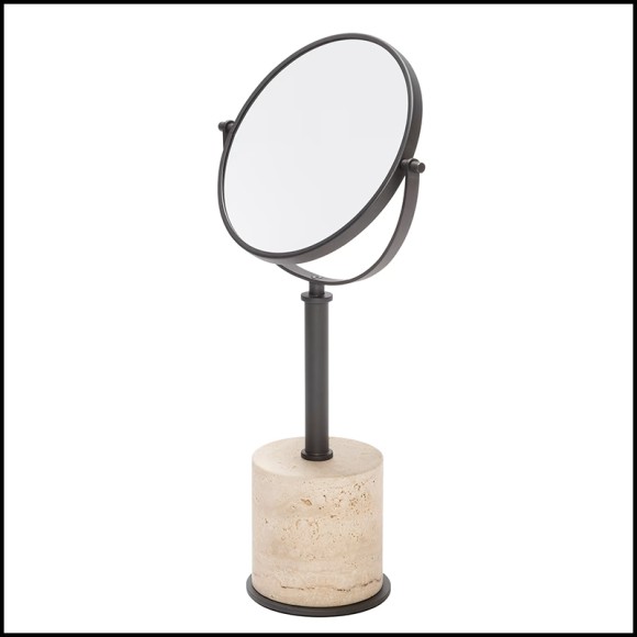 Miroir 189 - Emma Travertine Stand - Chambre élégante - Pacific Compagnie.