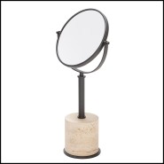 Miroir 189 - Emma Travertine Stand - Chambre élégante - Pacific Compagnie.