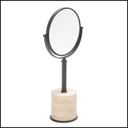Mirror 189- Emma Travertine Stand