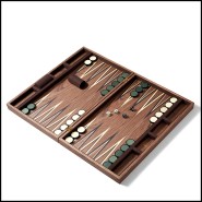 Backgammon 172 - Rodan Walnut - Cadeau raffiné - Pacific Compagnie.