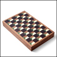 Backgammon 172 - Rodan Walnut - Bois précieux - Pacific Compagnie.