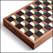 Backgammon 172 - Rodan Walnut - Finition luxueuse - Pacific Compagnie.